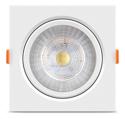 Spot De Led Embutir Elgin Ecospot Par30 Quadrado 12w Bivolt Cor 2700k - Amarelo Quente Autovolt ( Em 110v E 220v)