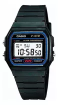 Comprar Reloj Pulsera Casio Collection F-91 De Cuerpo Color Negro, Digital, Para Hombre, Fondo Gris, Con Correa De Resina Color Negro, Dial Negro, Minutero/segundero Negro, Bisel Color Negro Y Hebilla Simple