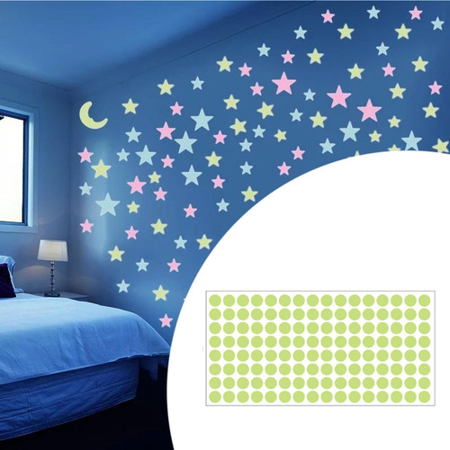 2 Calcomanías Murales Para Decoración De Dormitorio De