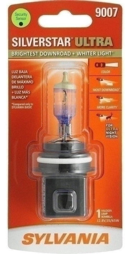 Bombillos Osram Sylvania 9007 Silver Star Ultra