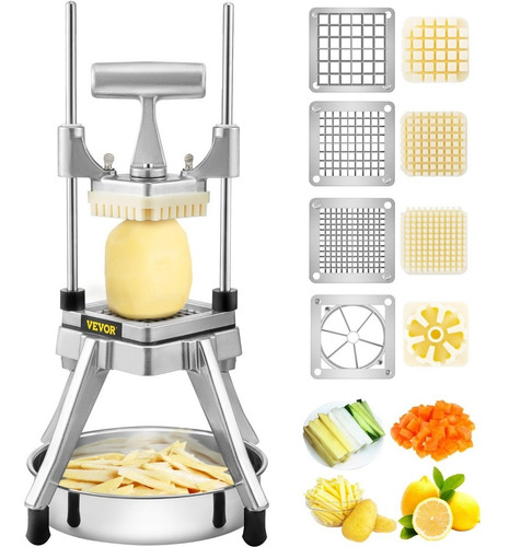 Cortadora De Frutas Y Verduras Con 4 Cuchillas