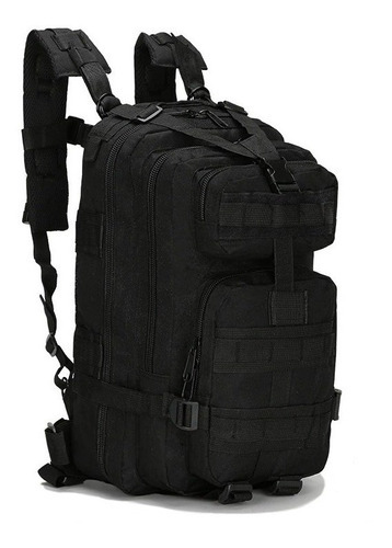 Mochila Militar Tática Masculina Feminina Impermeável 30 L Cor Preto