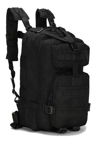 Mochila campismo OEM Impermeável Mochila Militar Tática Modular 30 Litros  Super Resistente Impermeável Com Bolsos color negro 30L