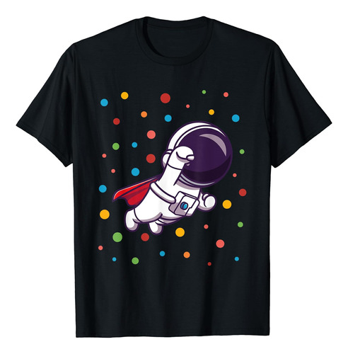 Dot Day Shirt Lunares Astronauta Niños Niños Jóvenes Camiset