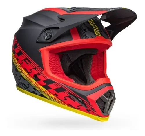Casco motocross negro mate new arrivals