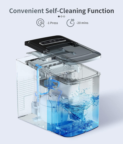 Máquina De Hielo Autolimpiante De Sobremesa Ecozy
