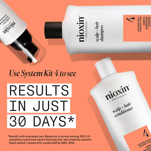 Acondicionador Nioxin System 4 Scalp Therapy, 1 Litro, Teñid