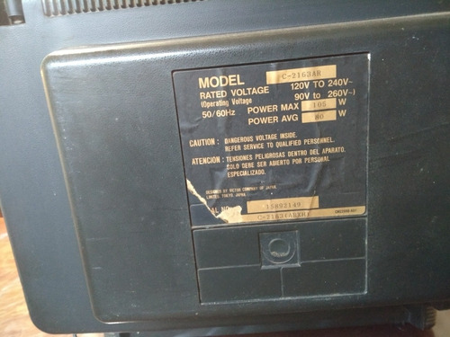 Televisor Jvc 21 Pulgadas De Tubo