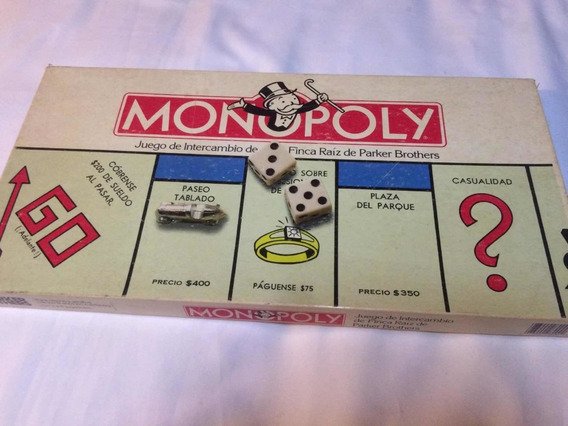 Monopoly Parker juego años 70 versión DM juego de mesa 601 1011 