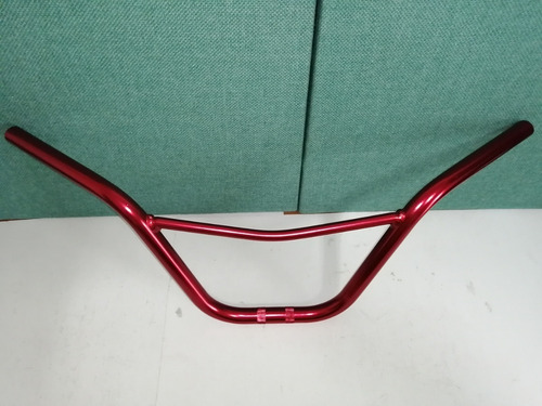 Manubrio Bmx Rin 20 Aluminio 620x210mm Rojo P/bicicleta.