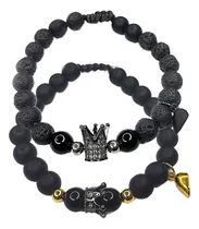 Comprar Pulseras De Pareja Corona Iman Novios Amigos Iman Bff