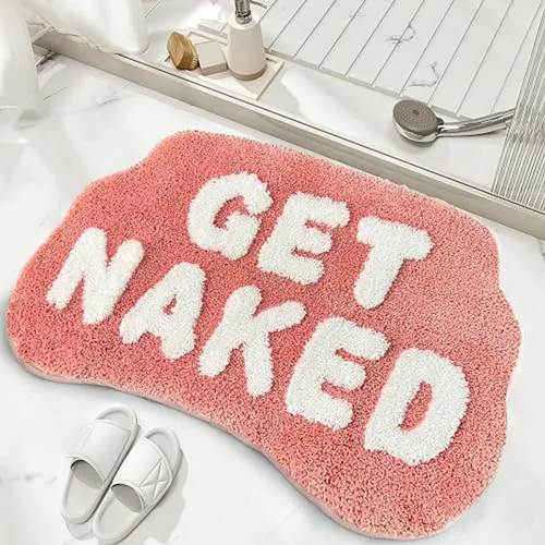Tapete De Baño Get Naked Leebox, Antideslizante Y Divertid