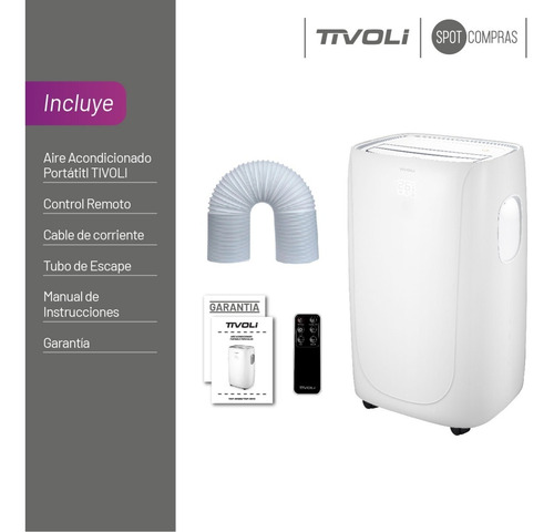 Imagen 7 de 9 de Aire Acondicionado Tivoli Portatil Frio Calor 3400w 3000fg