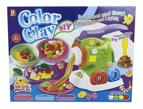 Juego De Masas Color Clay Fabrica De Pastas Full