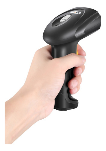 Lector De Código De Barras Con Soporte Naku 1d Modelo Lcb1d-002 Usb Inalámbrico Laser Lineal