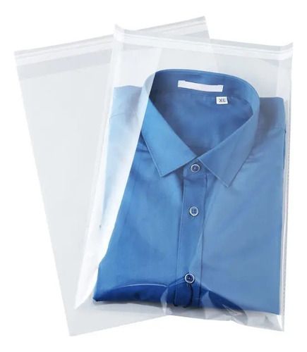 50 Bolsa Celofán Transparente Con Adhesivo 50x75cm 32 Micras