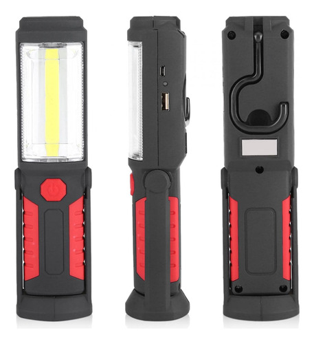 Linterna Led Recargable, Linterna Magnética Súper Brillante