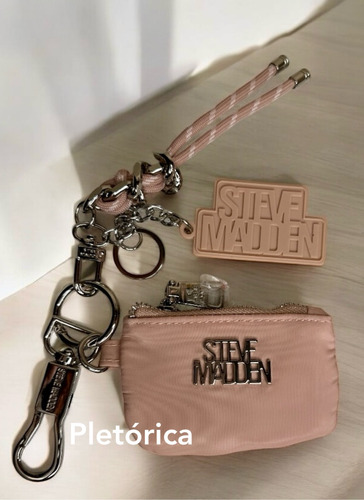 Backpack Steve Madden Pink 33cms Altura (original) Rosa Claro Liso