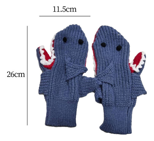 Guantes De Tiburón, Guantes De Invierno, Puños Elásticos,