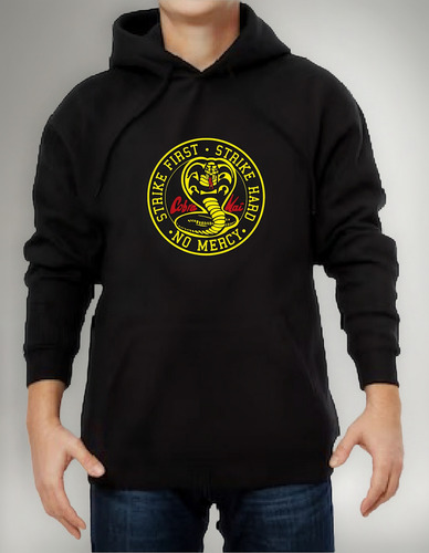 Sudadera Hoodie Cobra Kai Unisex Urbano Casual Juvenil