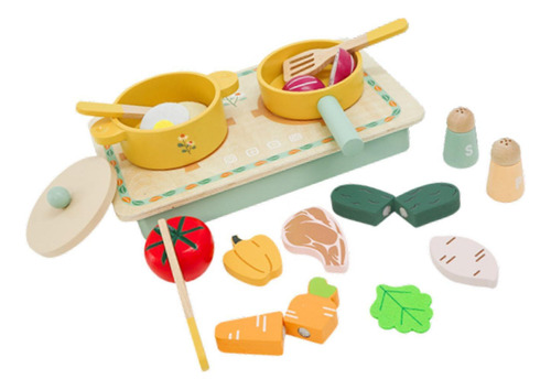 Juego De Cocina De Juego De Madera, Juego De Simulación,