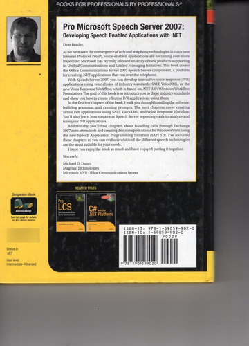 Pro Microsoft Speech Server 2007