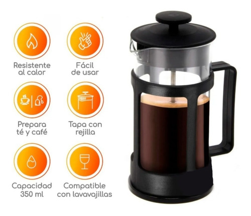 Café Molido Chiapas 1 Kg + Cafetera Prensa Francesa 350m