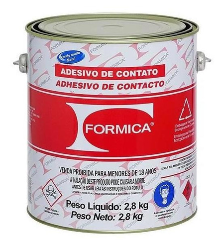 Cola De Contato 2,8kg Fórmica