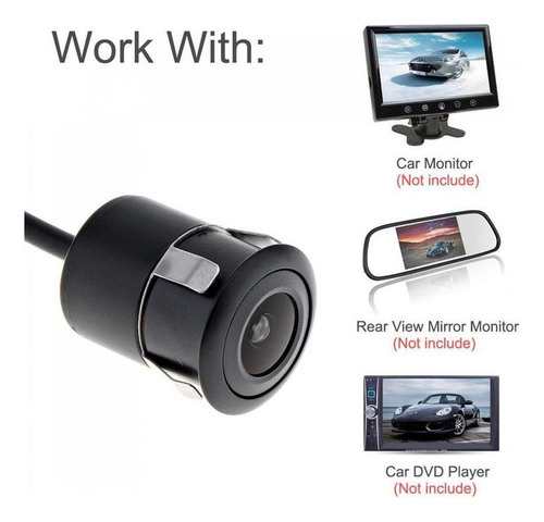 Cámara De Retroceso Automovil Angular Sensores Embutida Hd