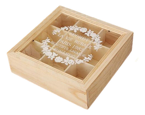 Caja De Almacenamiento De Madera, Vitrina De Joyería,