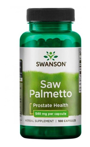 Saw Palmetto 540mg X 100 Capsulas - Swanson Usa