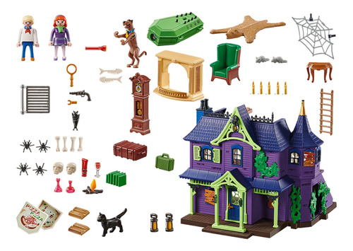 Playmobil 70361 Scooby Doo Aventura En Mansion Misteriosa 