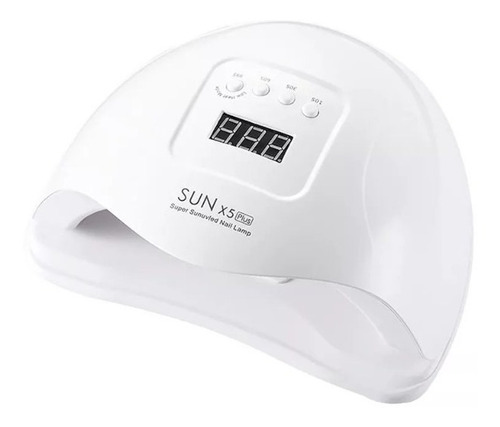 Cabine Sun X5 Plus Led Uv 80w Hibrida Unha Gel Acrigel Cor Branca 110V/220V (Bivolt)