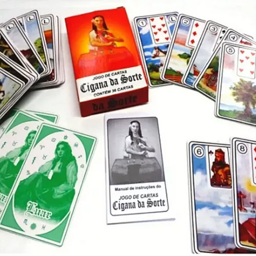 Marselha Baralho Cigano Da Sorte Tarot C/manual Iniciante