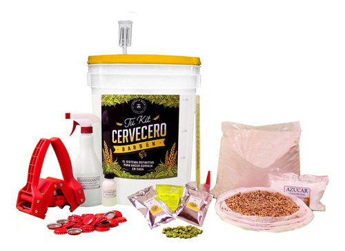 Kit Elaboración De Cerveza 20 Litros (más Membresía Gratis)