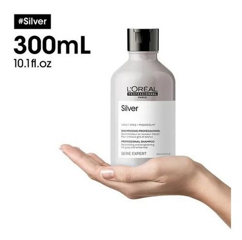 Shampoo Silver  L'oreal 300  Ml