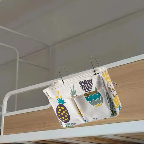 Bolsa De Almacenamiento Para Colgar Junto A La Cama, Piña