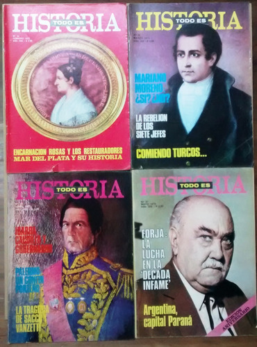 Revista Todo Es Historia (1970-1983) Ver Detalle 28 Ejempl.