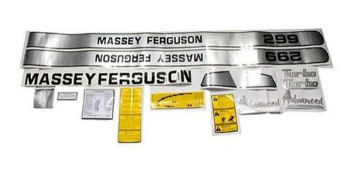 Jogo De Decalque Massey  Ferguson 299 Adv