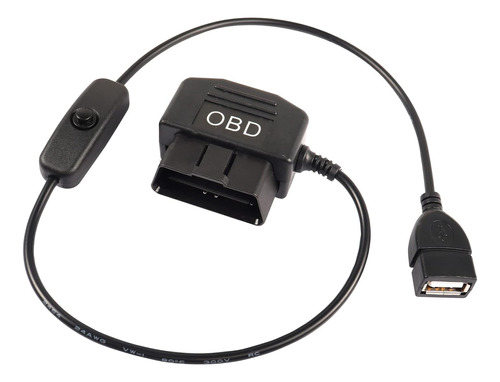 Adaptador De Cable De Alimentacion Obd A Usb Xmsjsiy, 16 ...