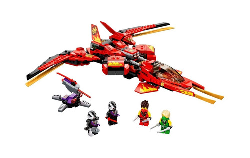 Imagen 1 de 6 de Bloques para armar Lego Ninjago Kai fighter 513 piezas  en  caja