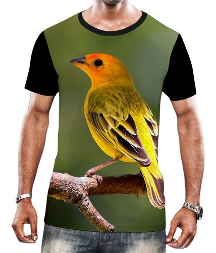 Camiseta Camisa Canário Terra Belga Pássaro Ave Amarelo 1