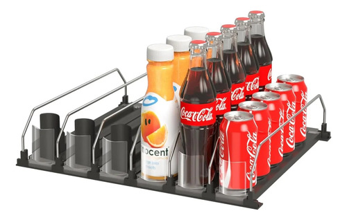 Dispensador De Bebidas Organizador De 6 Rieles Automáticos