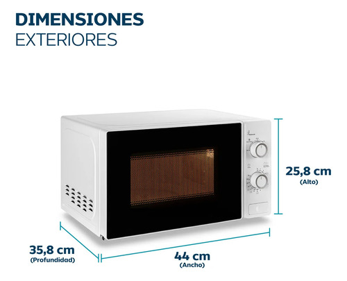 Microondas Mecanico Nex Microondas 20l 1200w 5 Potencias