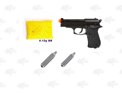 Marcadora Airsoft Co2 Beretta 84fs Bbs 6mm Blowback Xtreme