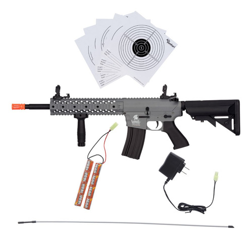 Rifle Aeg Lt Gen2 6mm M4 Evo Airsoft Gris 6mm Xchwsp