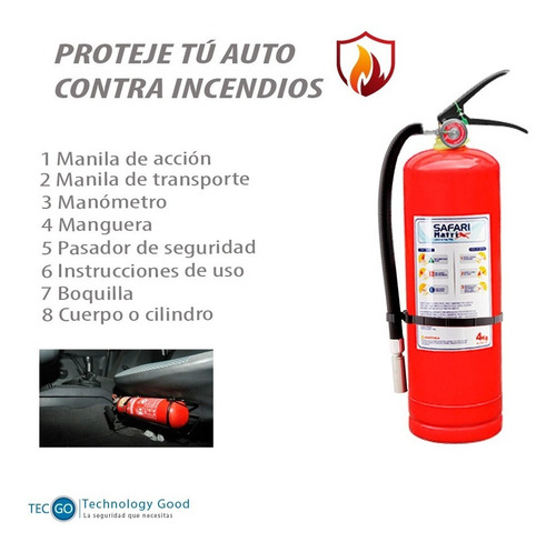 0000110640 Extintor Pqs 4kg (zfe-04p) Matrix