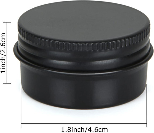 Acrux7 Paquete De 50 Latas De Aluminio Con Tapas De 1 Oz, Re