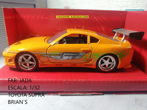 Toyota Supra Escala 1/32 Carro De Coleccion