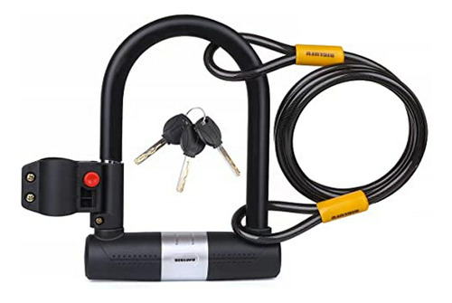 Biglufu Bike Security Cable For Lock, 4ft-120cm Long, Braide